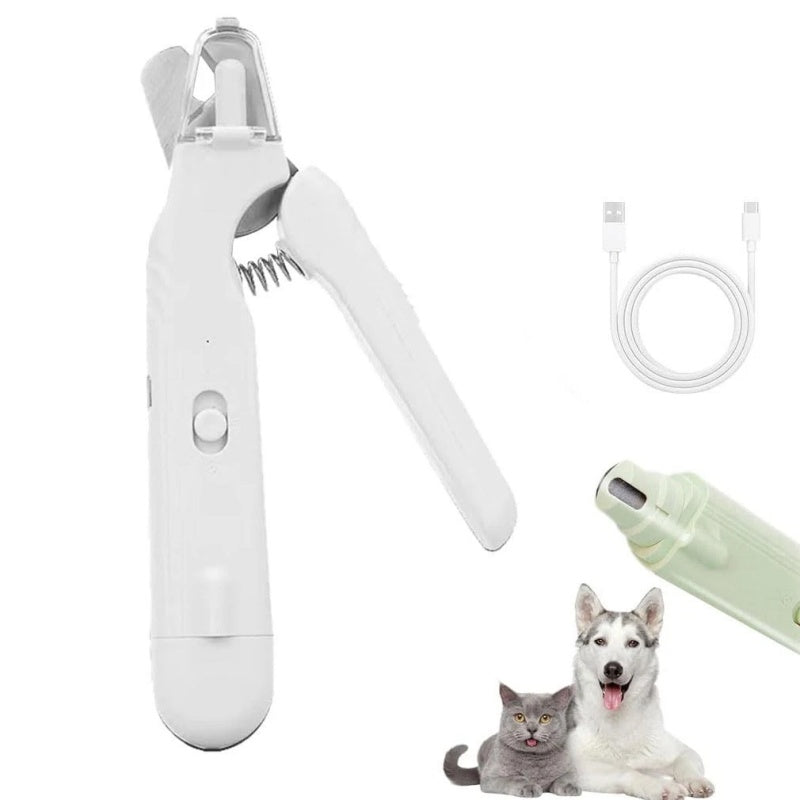 Coupe-ongles 2 en 1 pour animaux avec lumière LED, pour chiens et chats. Ciseaux spéciaux pour animaux de compagnie. Coupe-ongles multifonctions pour les pattes. Accessoires pour animaux.